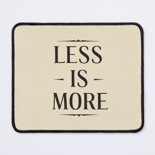 Item preview, Minimalist ‘Less is More’ Quote T-Shirt | Elegant Typography Design designed and sold by Collision19.