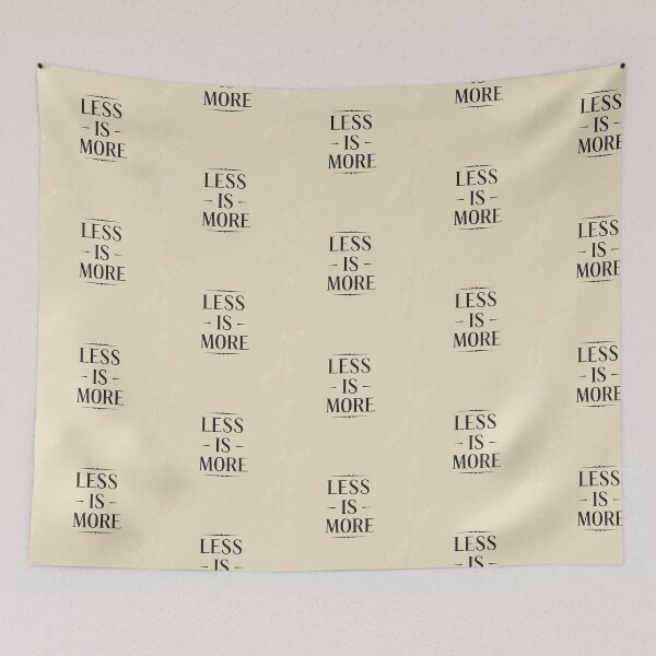 Item preview, Minimalist ‘Less is More’ Quote T-Shirt | Elegant Typography Design designed and sold by Collision19.