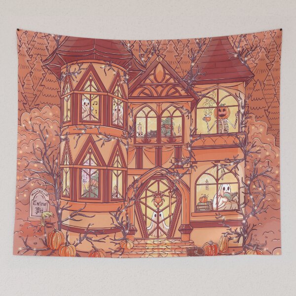 Item preview, Cozy Haunted House designed and sold by StudioFloraLuna.