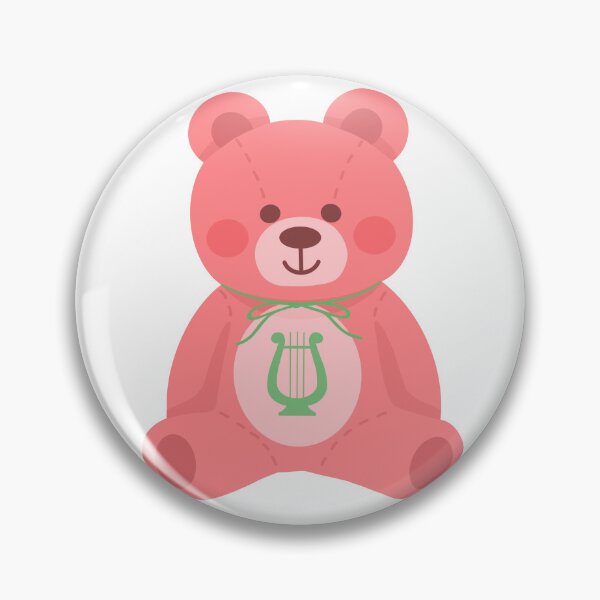 Item preview, lyre teddy bear designed and sold by Camille Albers.