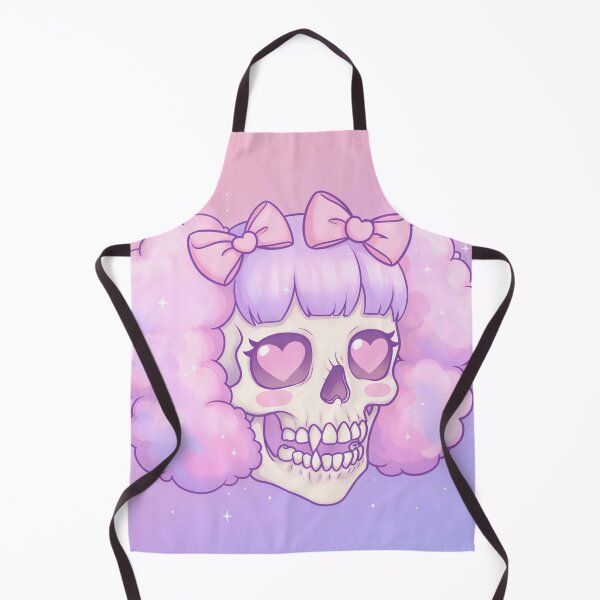 Item preview, Kawaii Horror Sticker | Soft Goth Skull Design designed and sold by Collision19.