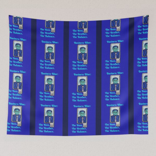 Item preview, Business Blue: The Boss, The Brother, The Balance. designed and sold by Sibyl-Arts.
