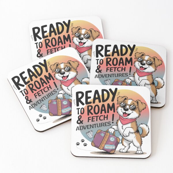 Item preview, Ready to Roam & Fetch Adventures! | Travel-Loving Dog Design designed and sold by bannzy.