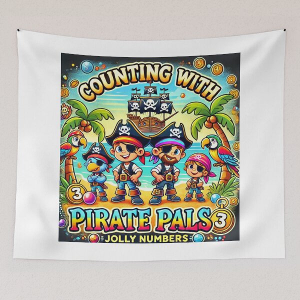 Item preview, counting with pirate pals designed and sold by zillyx.