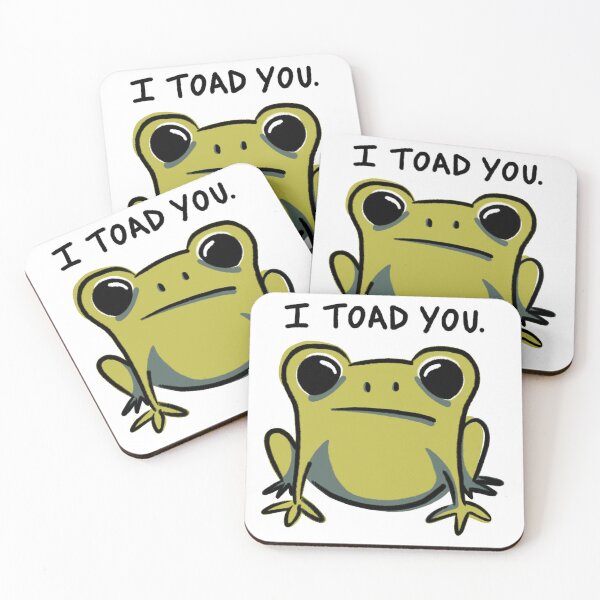 Item preview, I Toad You - Displeased Toad Pun - Nobody Listens designed and sold by HeatherUnderground.