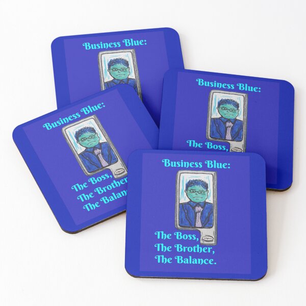 Item preview, Business Blue: The Boss, The Brother, The Balance. designed and sold by Sibyl-Arts.