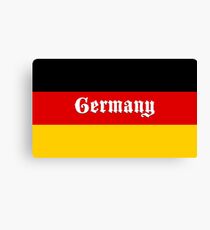 German Deutschland Flag Stunning High Quality Image Canvas Print