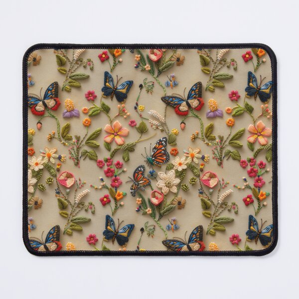 Item preview, Butterfly Floral Embroidery Patterns - Beautiful Handcrafted Designs for DIY Projects designed and sold by BlushingCreatives.