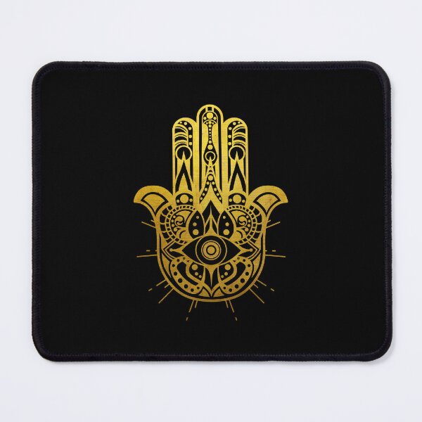 Artikelvorschau, Goldene Hamsa-Hand entworfen und verkauft von Geometrical Helianthus.