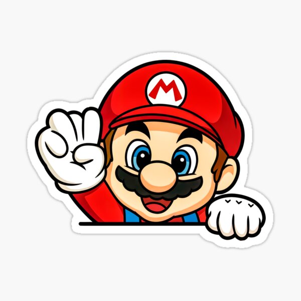 Item preview, Cheerful Super Mario  designed and sold by Artyx_Design.