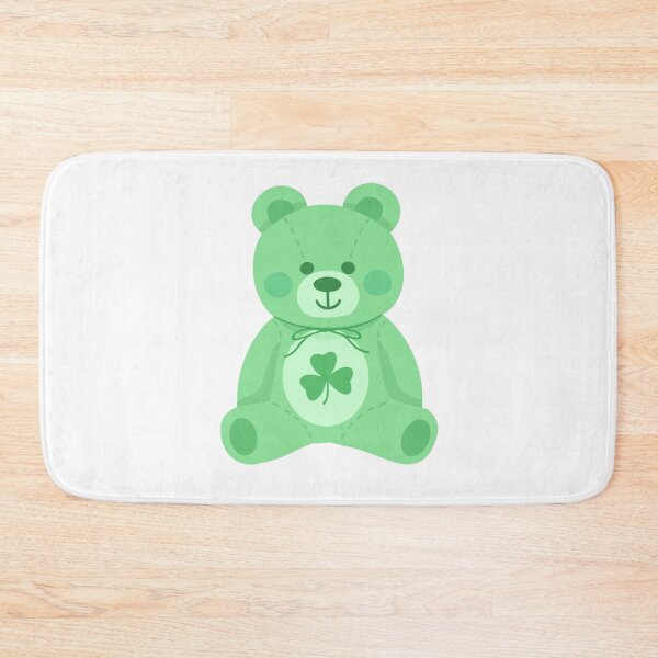 Item preview, shamrock teddy bear designed and sold by Camille Albers.