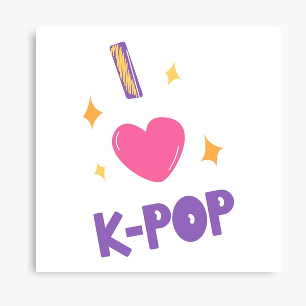 Item preview, I Love K-Pop | Cute Korean Music Fan Aesthetic Design designed and sold by Mena Collection.