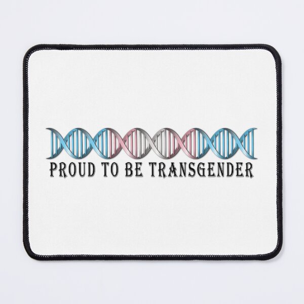 Item preview, Transgender Pride Flag Colored DNA Strand designed and sold by LiveLoudGraphic.