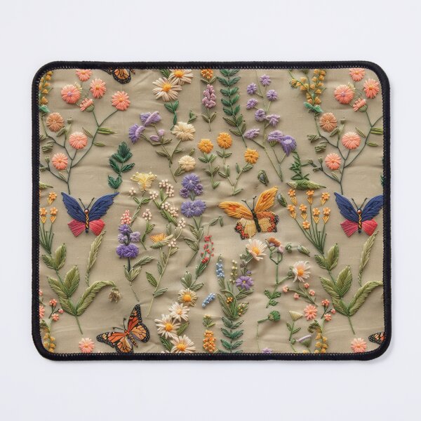 Item preview, Butterfly Floral Embroidery Patterns - Beautiful Handcrafted Designs for DIY Projects designed and sold by BlushingCreatives.