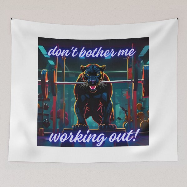 Item preview, dont bother me, working out! workout motivation designed and sold by Xymera.