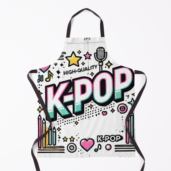 Item preview, K-Pop | Bold Korean Music Fan Typography Design designed and sold by Mena Collection.