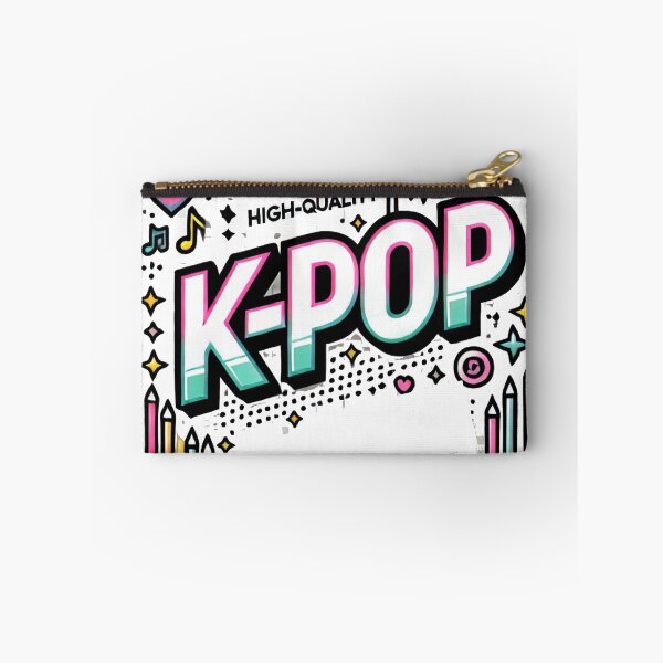 Item preview, K-Pop | Bold Korean Music Fan Typography Design designed and sold by Mena Collection.