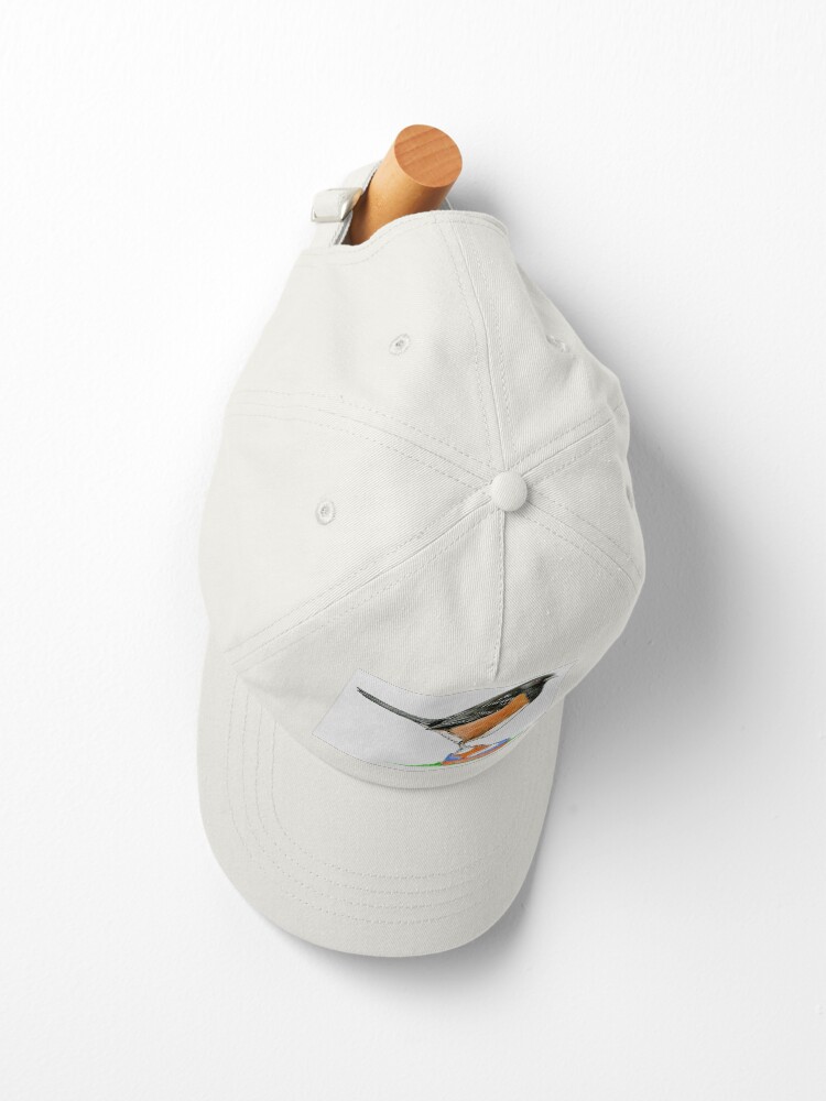 Thumbnail 2 of 7, Cap, Spotted Towhee in Oxford Sneakers designed and sold by JimsBirds.