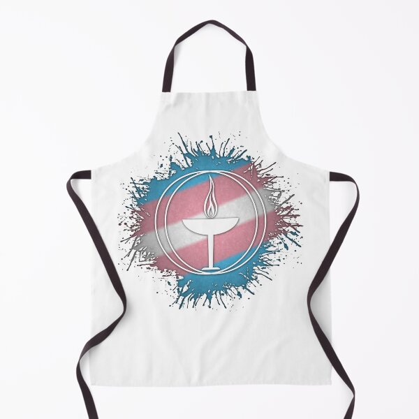 Item preview, Paint Splatter Transgender Pride Unitarian Universalism Symbol designed and sold by LiveLoudGraphic.