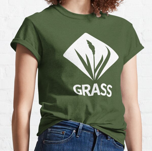 Artikel-Vorschau von GRASS Logo - Weiß, designt und verkauft von GRASS Project.