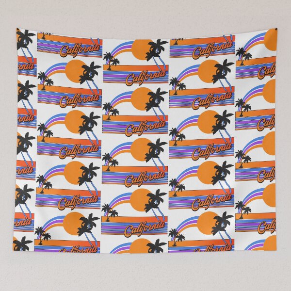 Item preview, Retro California Sunset Stripe Tourist Souvenir designed and sold by acquiesce13.