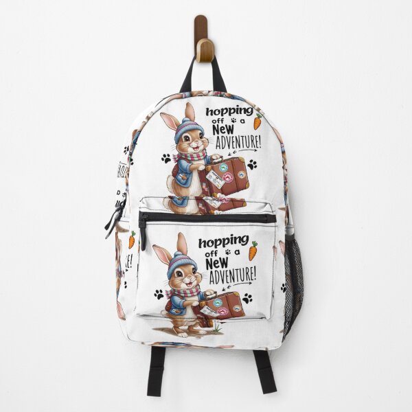 Item preview, Hopping Off on a New Adventure! | Travel Bunny Design designed and sold by bannzy.