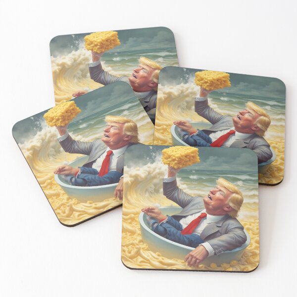 Item preview, Trump Adrift in a Sea of Cheese designed and sold by ToadfreakMcGee123.