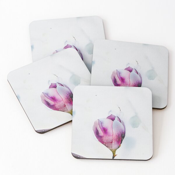 Item preview, Colorful purple flower in water color designed and sold by subhashlimaye.