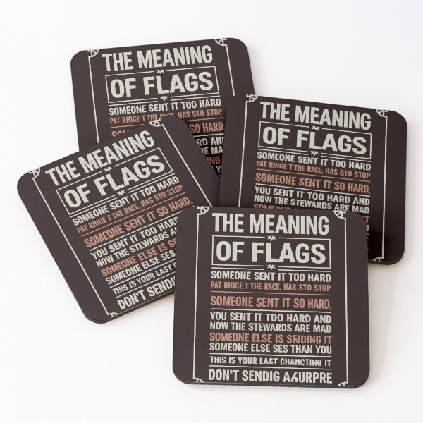 Item preview, The Meaning of Racing Flags, Just Gonna Send It, Race Flags, Karting Flag designed and sold by heeun.