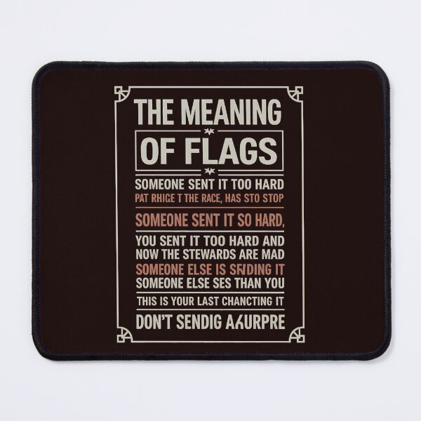 Item preview, The Meaning of Racing Flags, Just Gonna Send It, Race Flags, Karting Flag designed and sold by heeun.