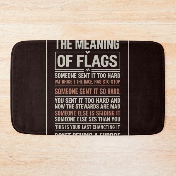 Item preview, The Meaning of Racing Flags, Just Gonna Send It, Race Flags, Karting Flag designed and sold by heeun.