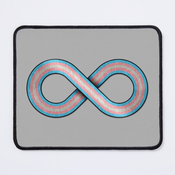 Item preview, Large Infinity Vector Symbol Striped with Transgender Pride Flag designed and sold by LiveLoudGraphic.