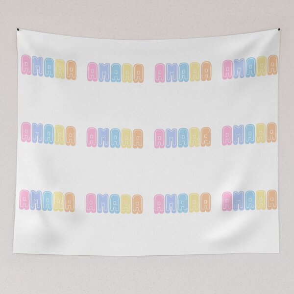 Item preview, Amara Name Colorful designed and sold by designbycecilia.