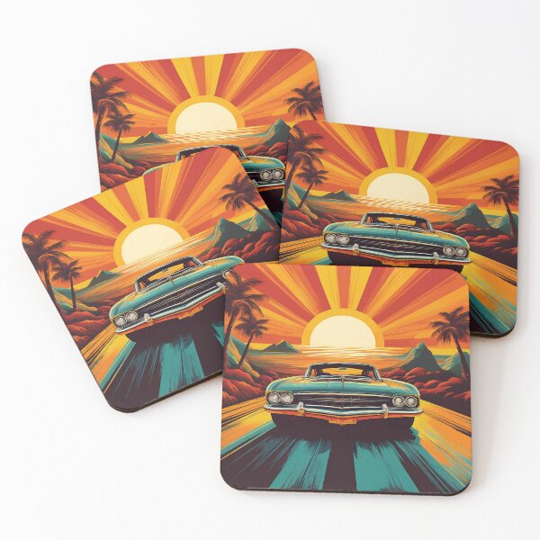 Item preview, Hot Rod Sunset Cruise by the Ocean - 02 designed and sold by lapart.