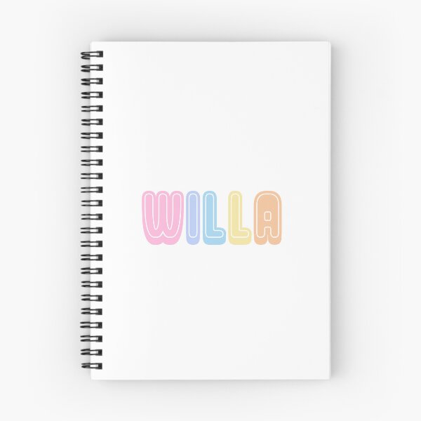 Item preview, Willa Name Colorful designed and sold by designbycecilia.