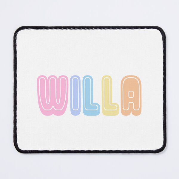 Item preview, Willa Name Colorful designed and sold by designbycecilia.
