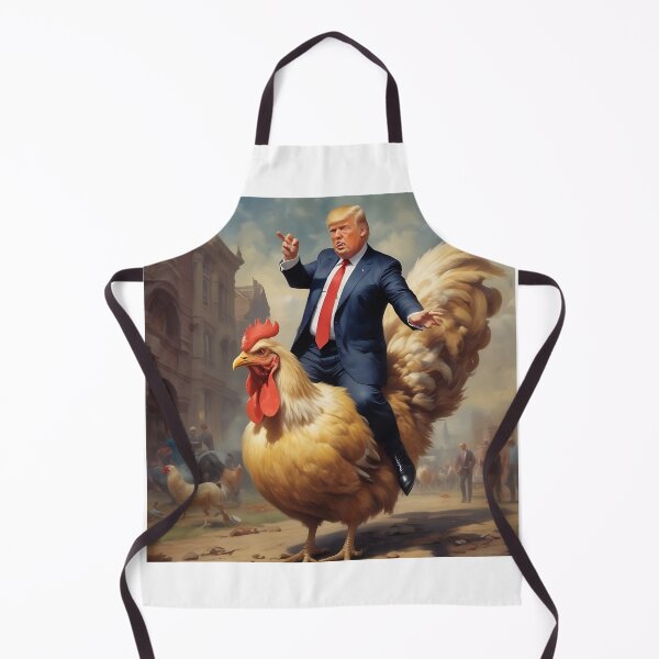 Item preview, Trump Riding a Big Ol' Chicken designed and sold by ToadfreakMcGee123.