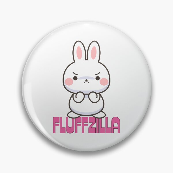 Item preview, Fluffzilla (Rabbit) designed and sold by extrememaggie.