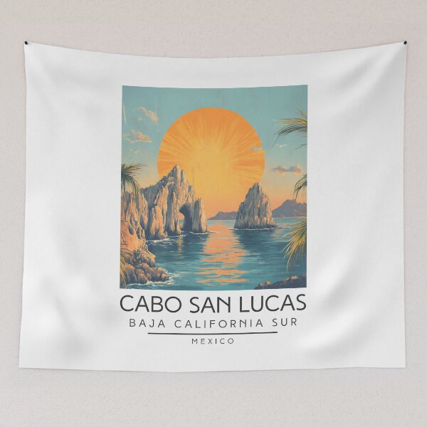 Item preview, A Vintage Illustration of Cabo San Lucas - Mexico  designed and sold by GoodOldVintage.