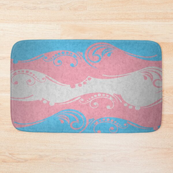 Item preview, Fancy Swooped and Swirled Transgender Pride Flag Background designed and sold by LiveLoudGraphic.