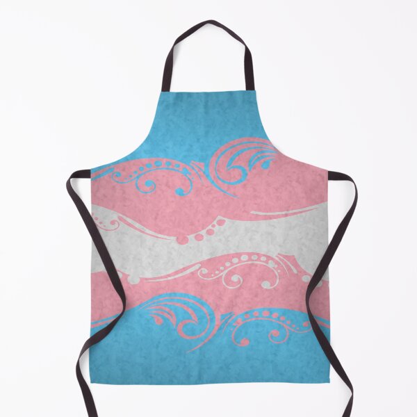 Item preview, Fancy Swooped and Swirled Transgender Pride Flag Background designed and sold by LiveLoudGraphic.