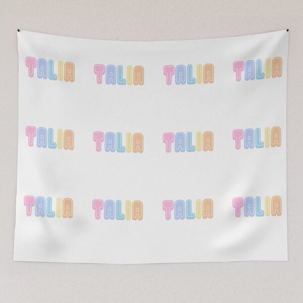 Item preview, Talia Name Colorful designed and sold by designbycecilia.