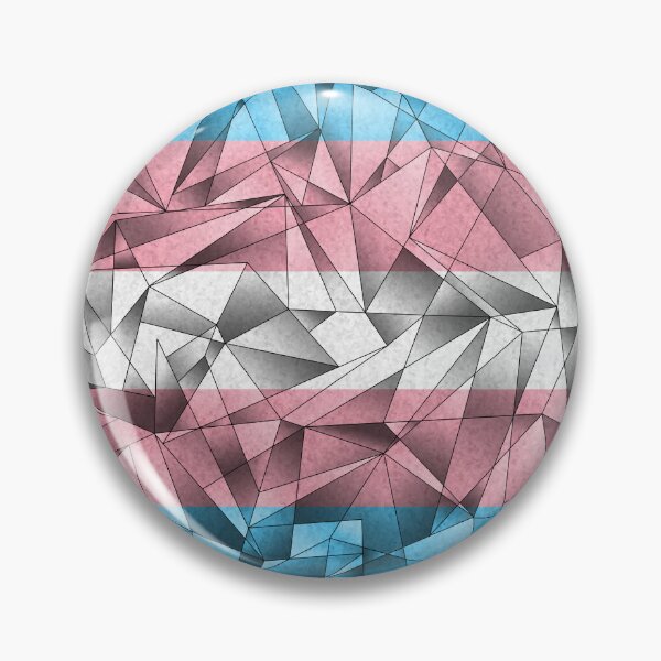 Item preview, Abstract Fractal Triangles Transgender Pride Flag Pattern designed and sold by LiveLoudGraphic.