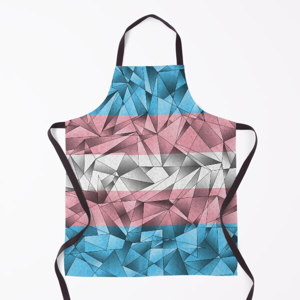 Item preview, Abstract Fractal Triangles Transgender Pride Flag Pattern designed and sold by LiveLoudGraphic.