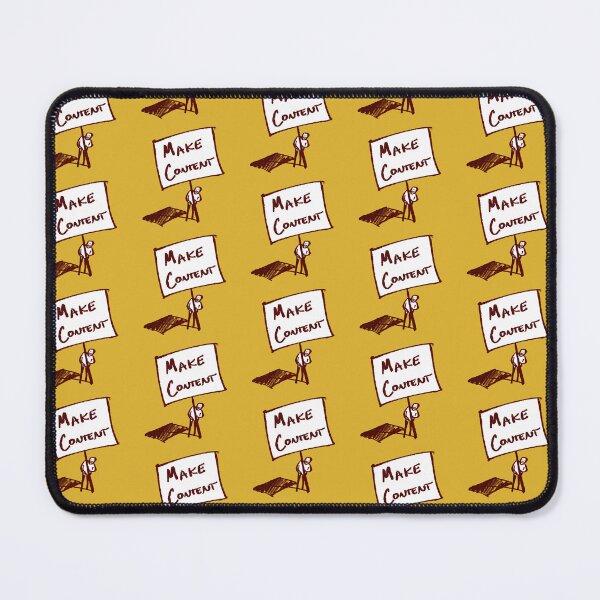 Item preview, Make Content - Big Sign Series (orange) designed and sold by …and other places.