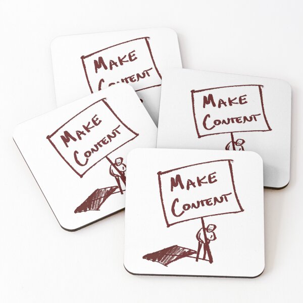 Item preview, Make Content - Big Sign Series designed and sold by …and other places.