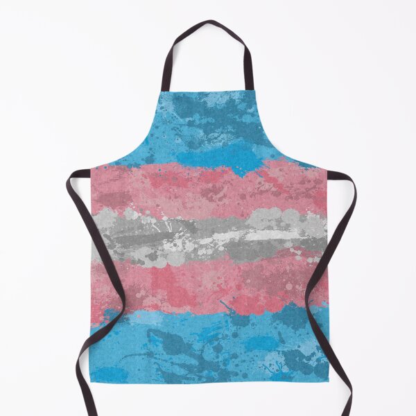 Item preview, Abstract Paint Splatter Transgender Pride Flag Pattern designed and sold by LiveLoudGraphic.