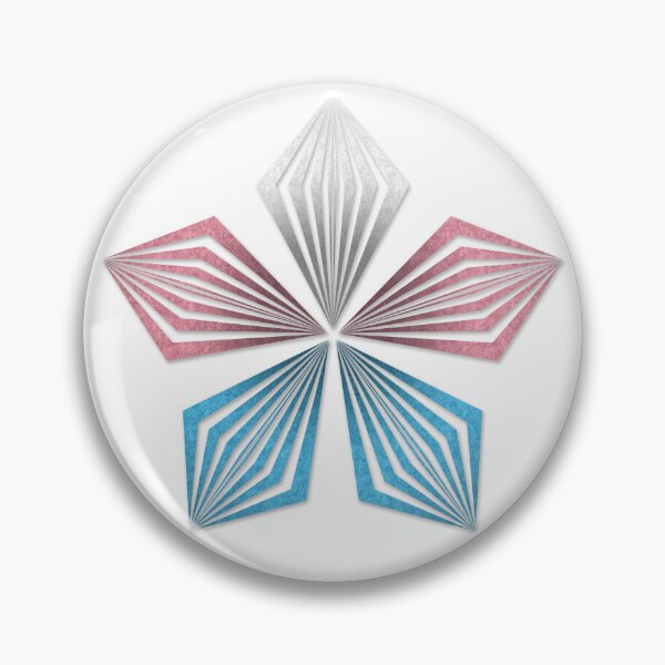 Item preview, Transgender Pride Flag Colored Geometric Starburst designed and sold by LiveLoudGraphic.