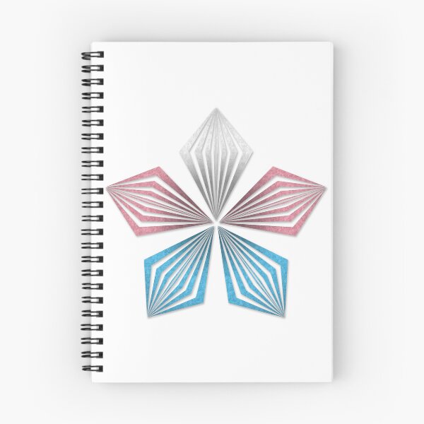 Item preview, Transgender Pride Flag Colored Geometric Starburst designed and sold by LiveLoudGraphic.