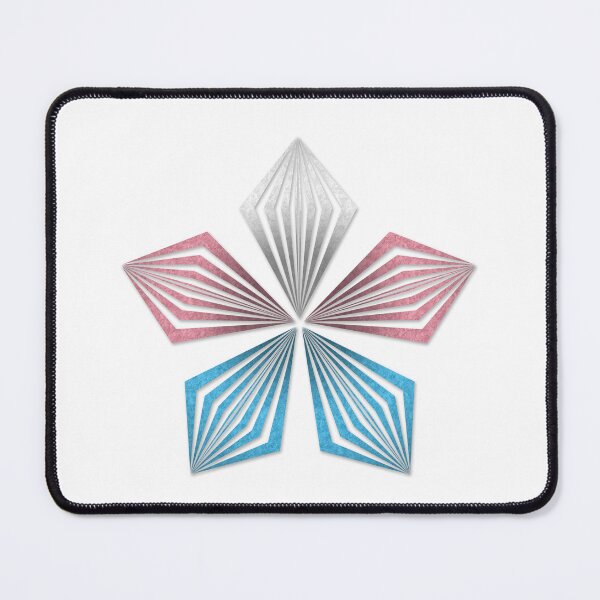 Item preview, Transgender Pride Flag Colored Geometric Starburst designed and sold by LiveLoudGraphic.